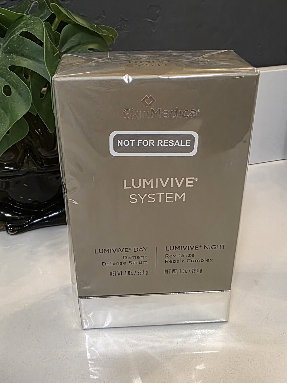 SkinMedica Lumivive System - Taupe & Silver Boxed Set
